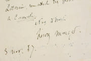 LETTRE AUTOGRAPHE SIGNÉE «3 nov. [18]59 ». par MURGER (Henry). - Image 1