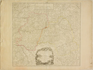 PARTIE ORIENTALE DU GOUVERNEMENT GÉNÉRAL DE LA GUIENNE où se trouvent le Quercy et le Rouergue. [CARTE].