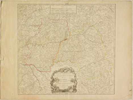 PARTIE ORIENTALE DU GOUVERNEMENT GÉNÉRAL DE LA GUIENNE où se trouvent le Quercy et le Rouergue. [CARTE].. ROBERT DE VAUGONDY (Gilles).