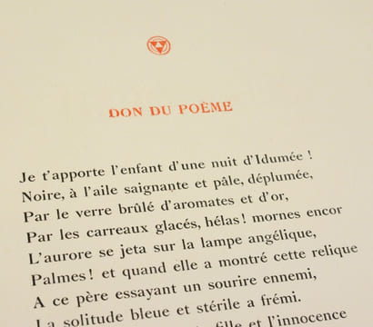 HÉRODIADE.. MALLARMÉ (Stéphane).