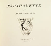 PAPAHOUETTE. Avec des eaux-fortes de l'auteur.