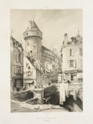 LE MAINE HISTORIQUE, ARCHÉOLOGIQUE ET PITTORESQUE. Recueil des sites et des monuments les plus remarquables sous le rapport de l'art et de l'histoire, des départements entiers de la Sarthe et de la Mayenne, dessinés par le Baron de Wismes, lithographiés par les meilleurs artistes de Paris, et accompagnés d'un texte historique, archéologique et descriptif, [etc.] [2 volumes]. par WISMES (Baron de). - Image 1