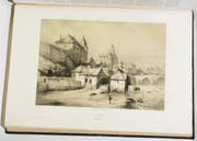 LE MAINE HISTORIQUE, ARCHÉOLOGIQUE ET PITTORESQUE. Recueil des sites et des monuments les plus remarquables sous le rapport de l'art et de l'histoire, des départements entiers de la Sarthe et de la Mayenne, dessinés par le Baron de Wismes, lithographiés par les meilleurs artistes de Paris, et accompagnés d'un texte historique, archéologique et descriptif, [etc.] [2 volumes]. par WISMES (Baron de). - Image 2