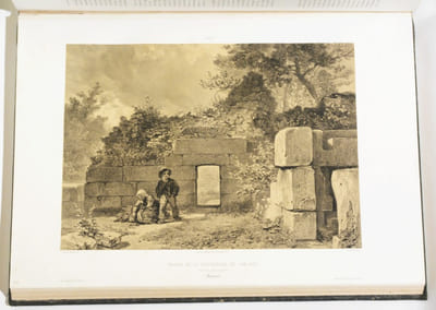 LE MAINE HISTORIQUE, ARCHÉOLOGIQUE ET PITTORESQUE. Recueil des sites et des monuments les plus remarquables sous le rapport de l'art et de l'histoire, des départements entiers de la Sarthe et de la Mayenne, dessinés par le Baron de Wismes, lithographiés par les meilleurs artistes de Paris, et accompagnés d'un texte historique, archéologique et descriptif, [etc.] [2 volumes].