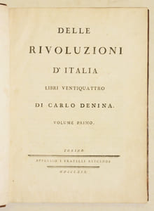 DELLE RIVOLUZIONI D'ITALIA. Libri ventiquattro. [3 volumes].