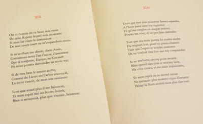 OEUVRES COMPLÈTES de Louize Labé lionnoize publiées par P. C. Boutens avec une introduction par J.-J. Salverda de Grave.