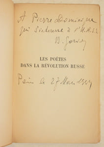 LES POÈTES DANS LA RÉVOLUTION RUSSE.
