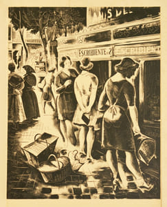 BARCELONINES. Aspects et coutumes de Catalogne. 10 lithographies originales de Marti-Bas.