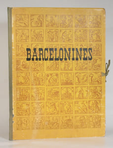BARCELONINES. Aspects et coutumes de Catalogne. 10 lithographies originales de Marti-Bas.