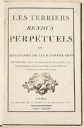 LES TERRIERS RENDUS PERPÉTUELS, ou Mécanisme de leur confection, ouvrage utile à tous Propriétaires de Terres ou Fiefs, à tous Notaires, Régisseurs, Géomètres, Féodistes, et autres enfin qui se destinent à la Partie des Terriers. [2 volumes]. par AUBRY DE SAINT-VIBERT (Charles-Louis). - Image 5