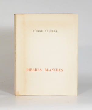 PIERRES BLANCHES. Poèmes. Avec un portrait de l'Auteur et un Frontispice de Marc Chagall.. REVERDY (Pierre).