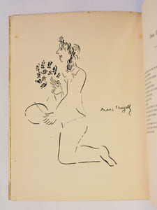 PIERRES BLANCHES. Poèmes. Avec un portrait de l'Auteur et un Frontispice de Marc Chagall.