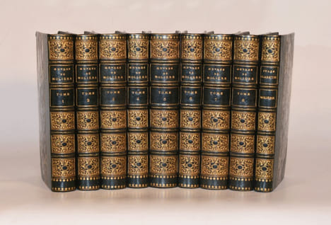 LES OEUVRES. Avec notes et variantes par Alphonse Pauly. [9 volumes]. . MOLIÈRE. 
