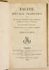 OEUVRES. Nouvelle traduction. [5 volumes].. TACITE - DUREAU DE LAMALLE.