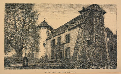 LE CHATEAU DE PUY-DE-VAL. Description et histoire.