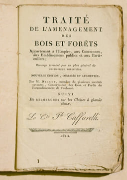 TRAITÉ DE L'AMÉNAGEMENT DES BOIS ET FORÊTS appartenant à l'Empire, aux Communes, aux Etablissemens publics et aux Particuliers ; ouvrage terminé par ...