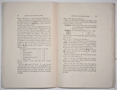 ABSTRACT OF INFORMATION ON CURRENCY AND MEASURES IN CHINA. Journal of the china branch of the Royal Asiatic Society. Vol. XXIV (1888-89).