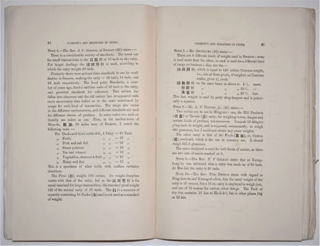 ABSTRACT OF INFORMATION ON CURRENCY AND MEASURES IN CHINA. Journal of the china branch of the Royal Asiatic Society. Vol. XXIV (1888-89).. MORSE ...