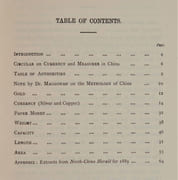 ABSTRACT OF INFORMATION ON CURRENCY AND MEASURES IN CHINA. Journal of the china branch of the Royal Asiatic Society. Vol. XXIV (1888-89). par MORSE (Hosea B.).  - Image 3