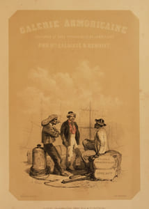 GALERIE ARMORICAINE. Costumes et vues pittoresques de la Bretagne. Loire-inférieure.