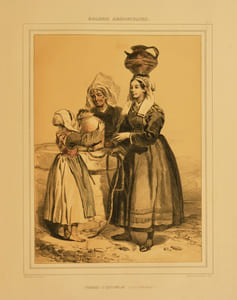 GALERIE ARMORICAINE. Costumes et vues pittoresques de la Bretagne. Loire-inférieure.