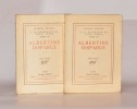 ALBERTINE DISPARUE. À la recherche du temps perdu. Tome VII. [2 volumes].. PROUST (Marcel). 
