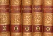 OEUVRES. Nouvelle édition plus complète que toutes les précédentes. [5 volumes]. par MONTESQUIEU. - Image 2