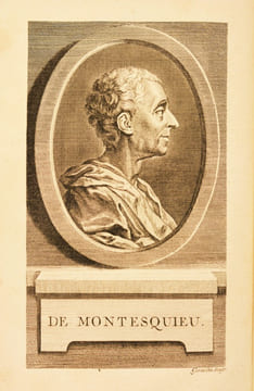 OEUVRES. Nouvelle édition plus complète que toutes les précédentes. [5 volumes].. MONTESQUIEU.