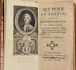 HYMNE AU SOLEIL, suivi de plusieurs morceaux du même genre.. REYRAC (François-Philippe de Laurens de Reyrac, dit Abbé de).