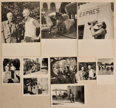 ENSEMBLE DE 10 PHOTOGRAPHIES DE DENISE BELLON. . MILLER (Henry) - DELTEIL (Joseph)