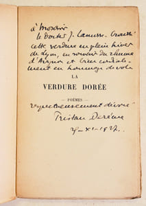 LA VERDURE DORÉE. Préface de M. Philippe Huc.