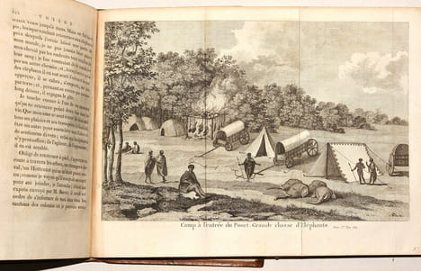 VOYAGE DE F. LE VAILLANT, dans l'intérieur de l'Afrique, par le Cap de Bonne-Espérance. [2 volumes].. LE VAILLANT (François).
