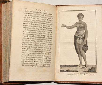 VOYAGE DE F. LE VAILLANT, dans l'intérieur de l'Afrique, par le Cap de Bonne-Espérance. [2 volumes].. LE VAILLANT (François).