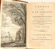 VOYAGE DE F. LE VAILLANT, dans l'intérieur de l'Afrique, par le Cap de Bonne-Espérance. [2 volumes].. LE VAILLANT (François).