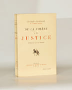 DE LA COLÈRE À LA JUSTICE. Réflexions sur un désastre. par MAURRAS (Charles).