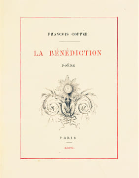LA BÉNÉDICTION. Poëme. . COPPÉE (François).