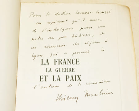LA FRANCE, LA GUERRE ET LA PAIX.. MAULNIER (Thierry).