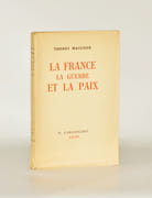 LA FRANCE, LA GUERRE ET LA PAIX. par MAULNIER (Thierry). - Image 2