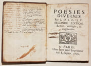 POÉSIES DIVERSES. par L. D. S. E. Q. V. [MAILHOT (Grégoire)].  - Image 2