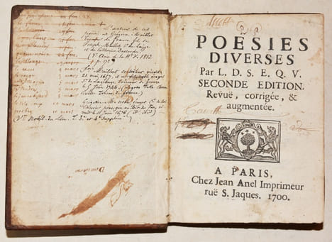 POÉSIES DIVERSES.. L. D. S. E. Q. V. [MAILHOT (Grégoire)]. 