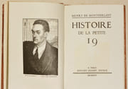HISTOIRE DE LA PETITE 19. par MONTHERLANT (Henry de). - Image 2