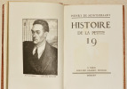 HISTOIRE DE LA PETITE 19.. MONTHERLANT (Henry de).