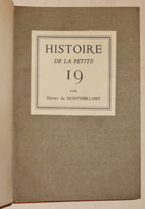 HISTOIRE DE LA PETITE 19.