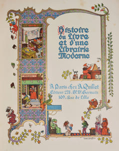 HISTOIRE DU LIVRE ET D'UNE LIBRAIRIE MODERNE.