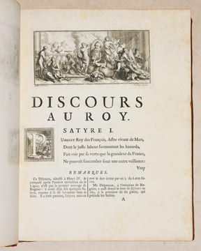 LES SATYRES ET AUTRES OEUVRES DE RÉGNIER, avec des remarques.. RÉGNIER (Mathurin).