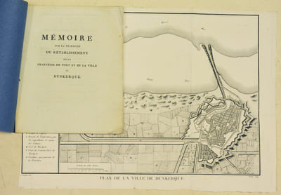 MÉMOIRE SUR LA NÉCESSITÉ DU RÉTABLISSEMENT DE LA FRANCHISE DU PORT ET DE LA VILLE DE DUNKERQUE. [Suivi de :] SUPPLÉMENT AU MÉMOIRE SUR LE RÉTABLISSEMENT DE LA FRANCHISE DE DUNKERQUE.