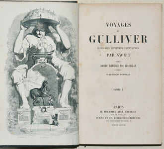 VOYAGES DE GULLIVER dans des contrées lointaines. [2 volumes]. 