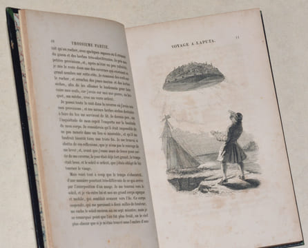 VOYAGES DE GULLIVER dans des contrées lointaines. [2 volumes]. . SWIFT (Jonathan).