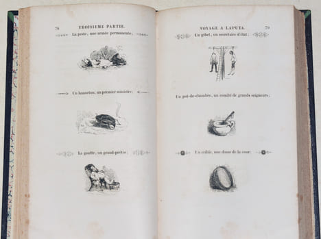 VOYAGES DE GULLIVER dans des contrées lointaines. [2 volumes]. . SWIFT (Jonathan).