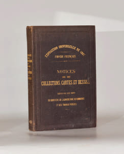 NOTICES SUR LES COLLECTIONS, CARTES ET DESSINS relatifs au service du Corps Impérial des Mines réunis par les soins du Ministère de l'Agriculture, du Commerce et des Travaux Publics.